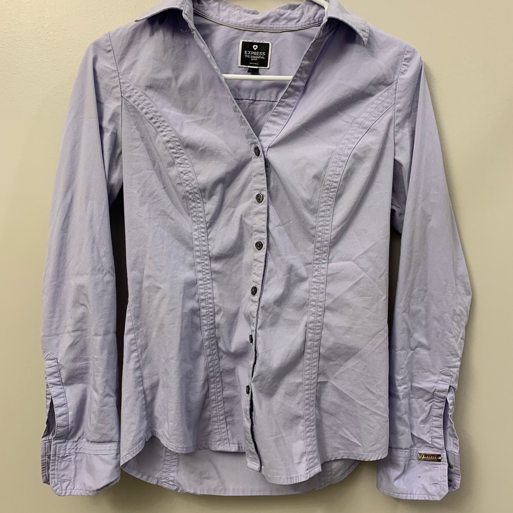 Express The Essential Shirt in Lavender